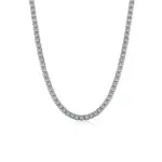Luminous Elegance Tennis Necklace