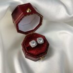 Luminous Radiance Halo Stud Earrings - Image 8