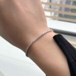 Elegant Infinity Silver Bracelet - Image 2