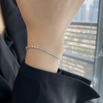 Elegant Infinity Silver Bracelet - Image 5