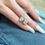 Heart of Radiance Zircon Stud Earrings - Image 4