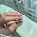 Heart of Radiance Zircon Stud Earrings - Image 8