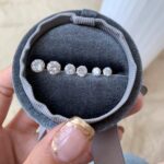 Classic Radiance Round-Cut Stud Earrings - Image 7