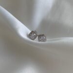 Luminous Radiance Halo Stud Earrings - Image 7