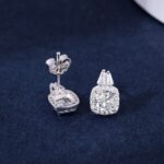 Lustrous Pearl and Zircon Stud Earrings - Image 4