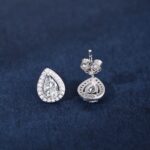 Elegant Pear Drop Stud Earrings - Image 3