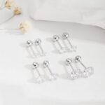 Classic Radiance Round-Cut Stud Earrings - Image 5