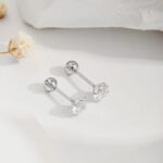 Classic Radiance Round-Cut Stud Earrings - Image 3
