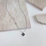 Midnight Blossom Pendant Necklace - Image 2