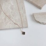 Midnight Clover Sparkle Pendant - Image 4