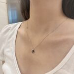 Midnight Blossom Pendant Necklace - Image 6