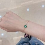 Lucky Clover Enamel Charm Bracelet - Image 5