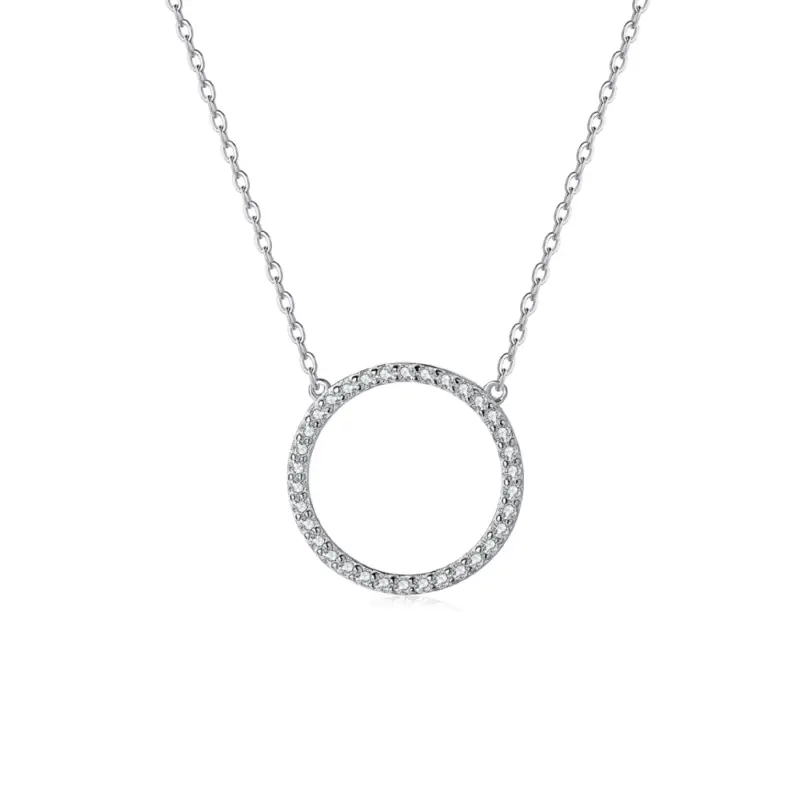 Celestial Halo Pendant Necklace