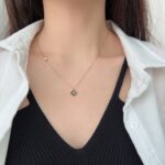 Midnight Clover Sparkle Pendant - Image 9
