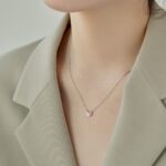 Cherished Affection Dual-Tone Heart Pendant - Image 4