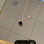 Midnight Clover Sparkle Pendant - Image 3