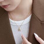 Golden Gleam Teddy Bear Pendant Necklace - Image 8