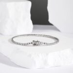 Elegant Radiance Silver Tennis Bracelet - Image 2