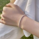 Elegant Radiance Silver Tennis Bracelet - Image 11