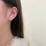Luminous Halo Round-Cut Stud Earrings - Image 8