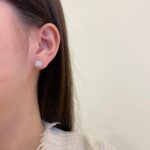 Luminous Radiance Halo Stud Earrings - Image 5