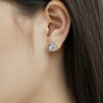Heart of Radiance Zircon Stud Earrings - Image 6