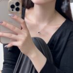 Black Clover Zircon Pendant Necklace - Image 8
