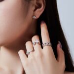 Regal Sparkle Crown Stud Earrings - Image 4