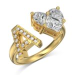 Initial A Heart Ring - 925 Sterling Silver - Image 6