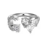Initial G Heart Ring