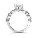 Cushion Radiance 925 Sterling Silver Ring