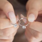 Double Solitaire 925 Sterling Silver Ring Set - Image 9