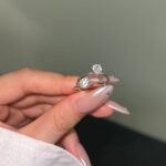 Double Solitaire 925 Sterling Silver Ring Set - Image 7