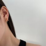 Radiant Dual Hoop 18K Gold Earrings - Image 5