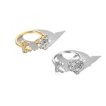 Initial K Heart Ring - 925 Sterling Silver - Image 2