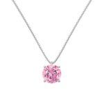 Pink Heart Zirconia Jewelry Set - 925 Sterling Silver Necklace, Earrings, and Ring - Image 10