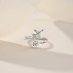 Fly High Airplane Ring 925 Sterling Silver - Image 4