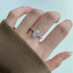 Radiant Oval Ring 925 Sterling Silver - Image 8