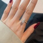 Marquise-Cut Starlight Ring - 925 Sterling Silver - Image 4