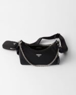 Prada Re-Edition 2005 Nylon Cross Body – Black - Image 3