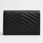 YSL So Black Cassandre Envelope Chain Wallet On Chain - Image 7