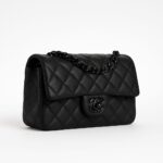 Chanel Classic Flap Bag (So Black) Medium - Image 2