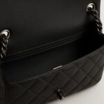 Chanel Classic Flap Bag (So Black) Medium - Image 5