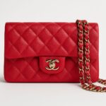 Chanel Classic Red Flap Bag Medium - Image 2