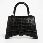 Balenciaga Hourglass Small – Croc Black