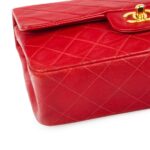 Chanel Classic Red Flap Bag Medium - Image 13