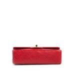 Chanel Classic Red Flap Bag Medium - Image 11