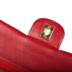 Chanel Classic Red Flap Bag Medium - Image 6