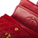 Chanel Classic Red Flap Bag Medium - Image 5