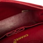 Chanel Classic Red Flap Bag Medium - Image 9